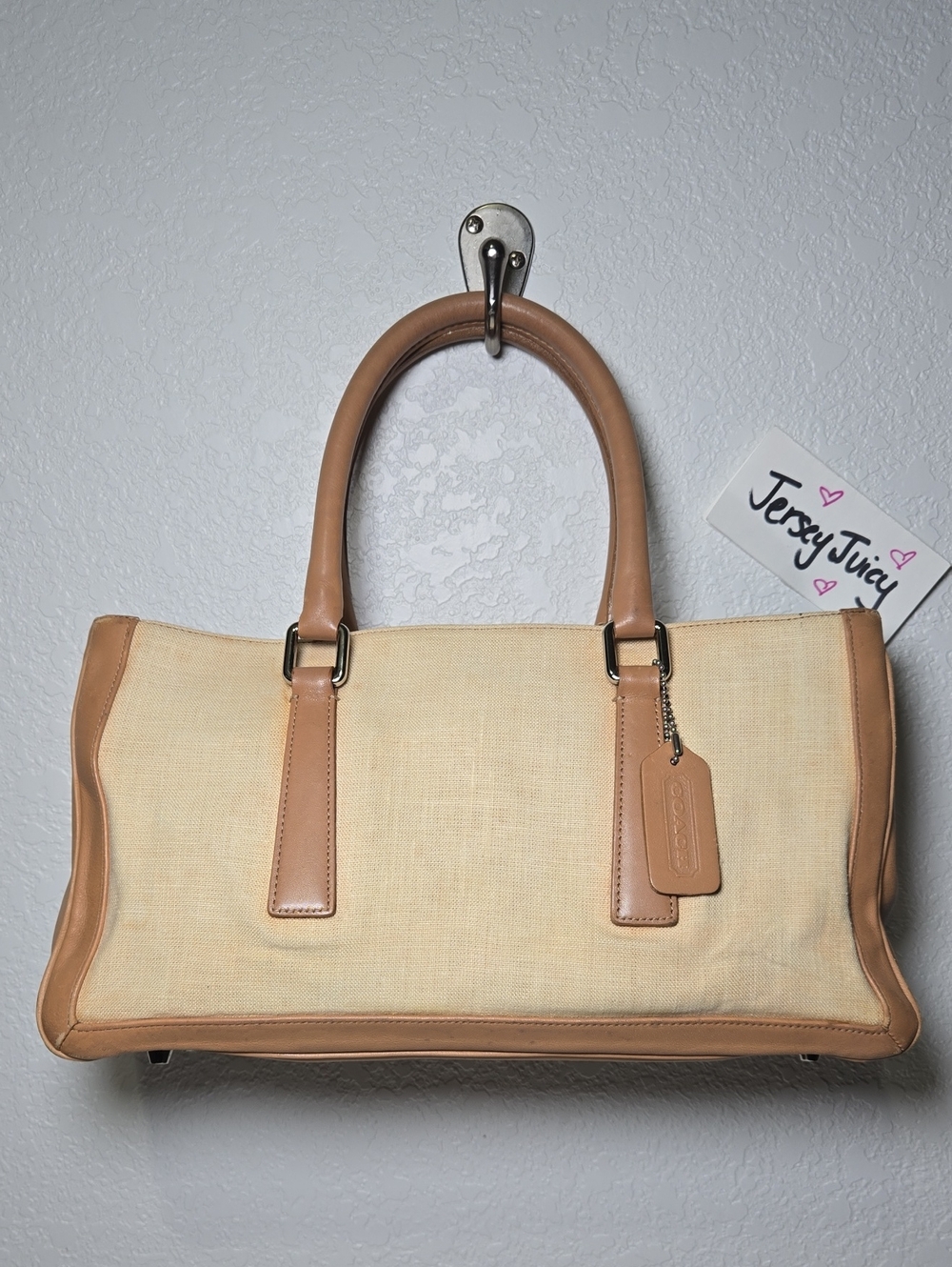 COACH Bonnie Legacy Satchel #9428 Costa Rica 2001 Vintage